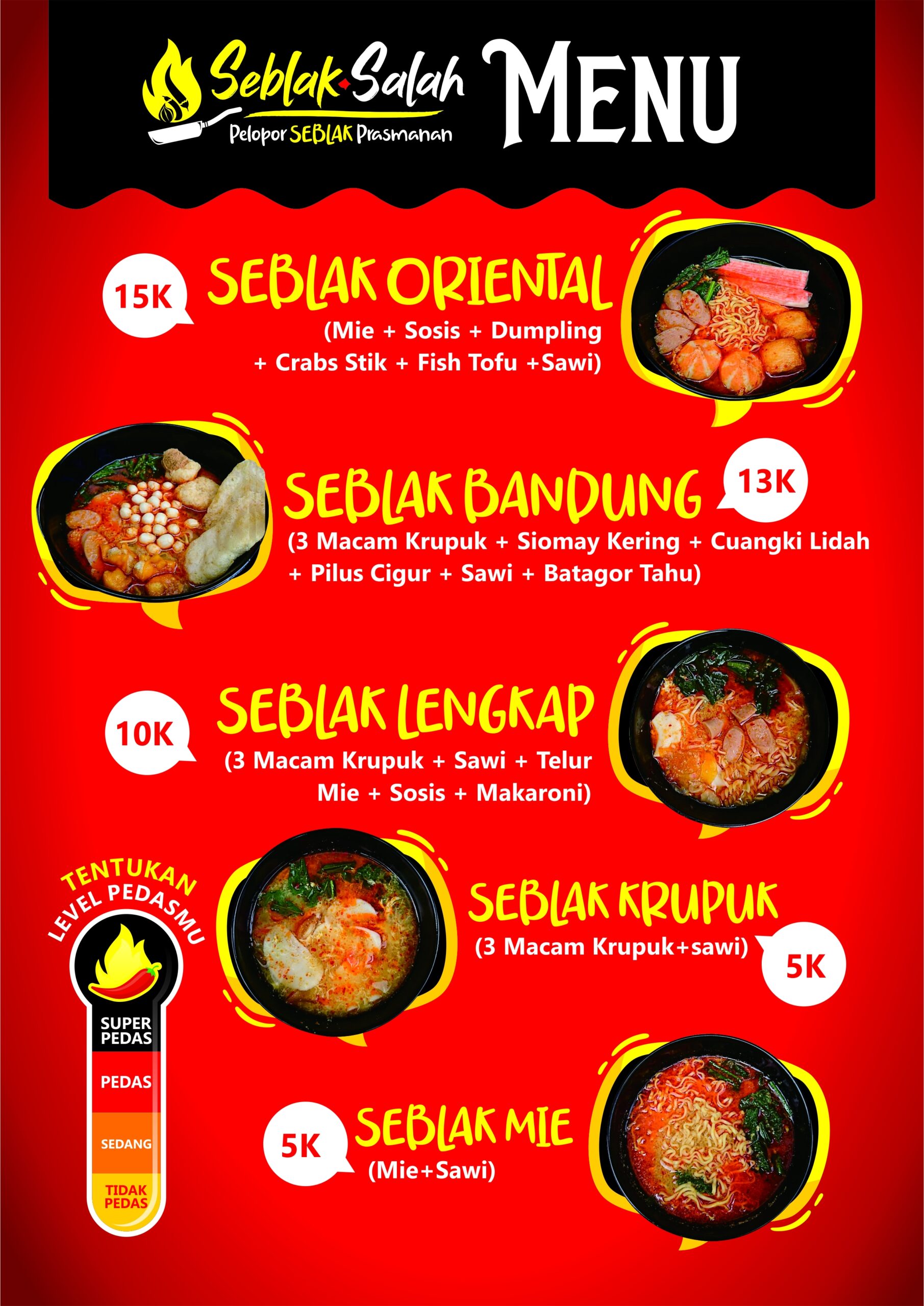 Seblak Salah – Pelopor Seblak Prasmanan